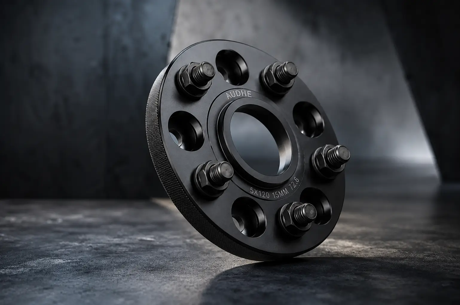 Audhe forged hub centric wheel spacer adapter, 40mm, 6061-T6 aluminium